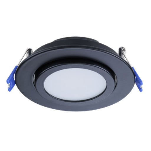 Philips Lightolier Black LED Round Gimbal Downlight 