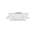 Lotus LED Lights 4 Inch Square Regressed Baffle Budget White LED 9W CCT Selectable 2700K/3000K/3500K/4000K/5000K Air-Tight (LED-S9W-5CCT-WH-SQ-BF)