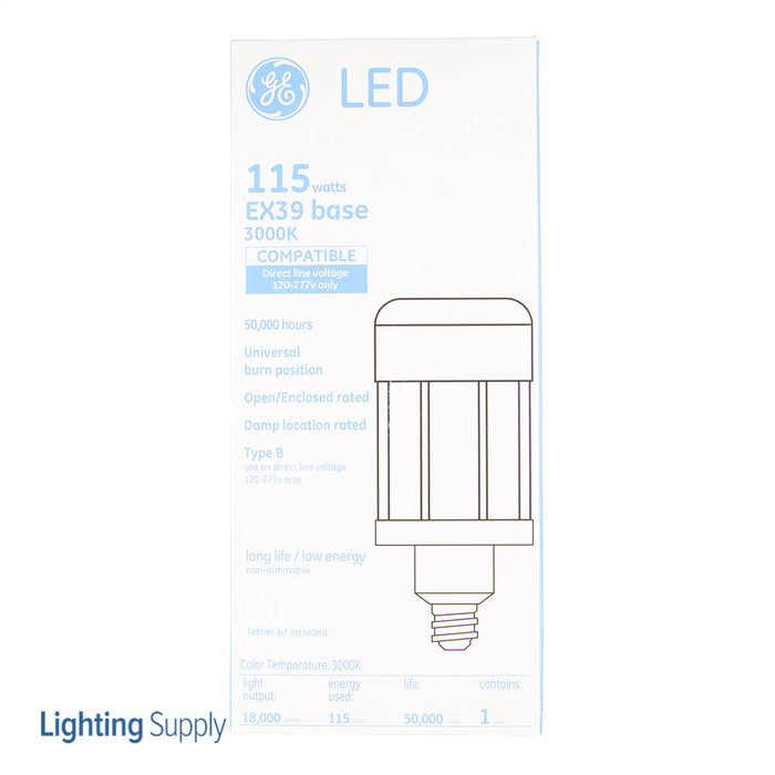 GE LED115ED28/750 LED 115W 18000Lm 70 CRI Screw-In EX39 Screw Non-Dimmable Replacement For HID QS (22623)