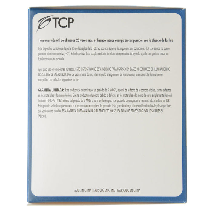 TCP LED 12W PAR30 Dimmable 4100K Spot (LED12P30D41KSP)