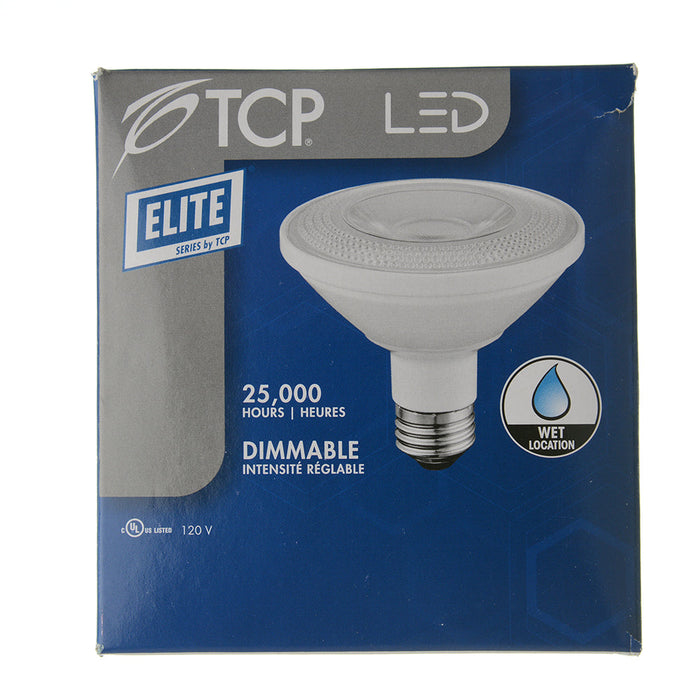 TCP LED 12W PAR30 Short Neck Dimmable 2700K Spot High CRI (LED12P30SD27KSP95)