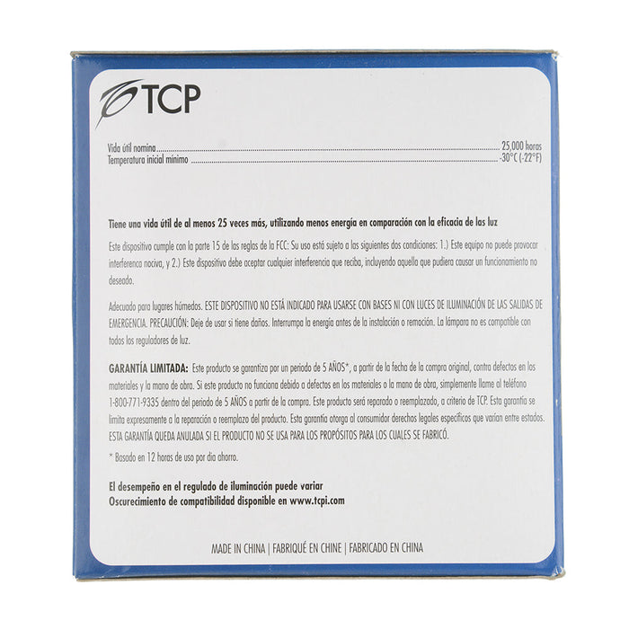 TCP LED 12W PAR30 Short Neck Dimmable 2700K Spot High CRI (LED12P30SD27KSP95)