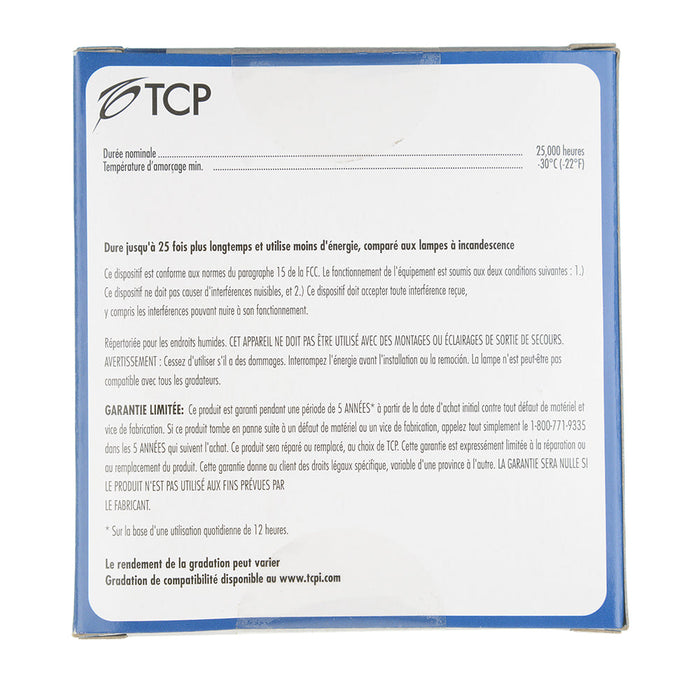 TCP LED 12W PAR30 Short Neck Dimmable 2700K Spot High CRI (LED12P30SD27KSP95)