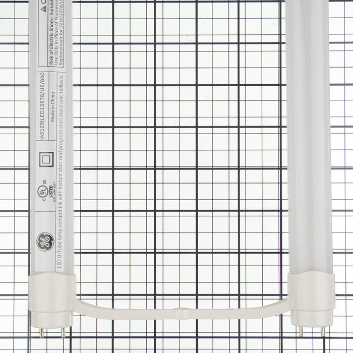 GE LED13ET8/U6/840 T8-U6 LED 13W 1900Lm 80 CRI Dimmable (43129)