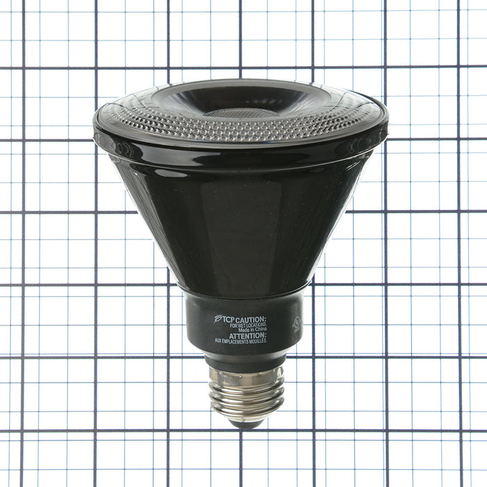 TCP LED 14W PAR30 Dimmable 4100K Narrow Flood Black (LED14P30D41KNFLB)