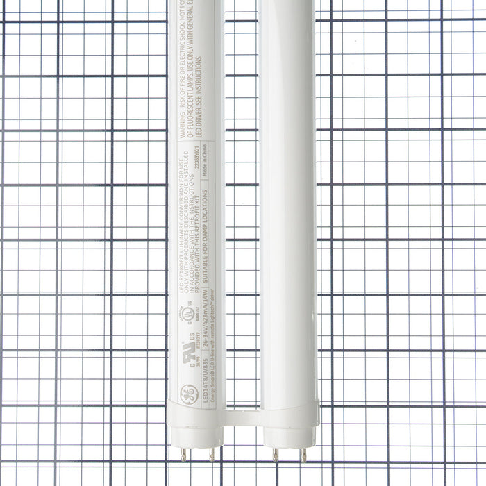 GE LED14T8/U/835 22.5 Inch T8 LED 14W 1700Lm 3500K 83 CRI (28084)