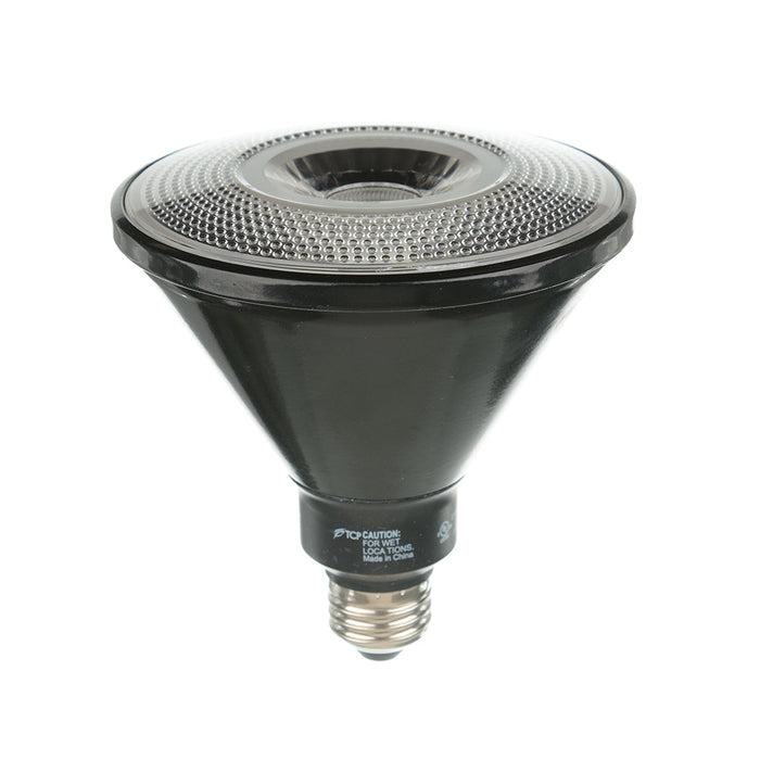 TCP LED 17W HOP38 Dimmable 3000K Flood Black (LED17HOP38D30KFLB)