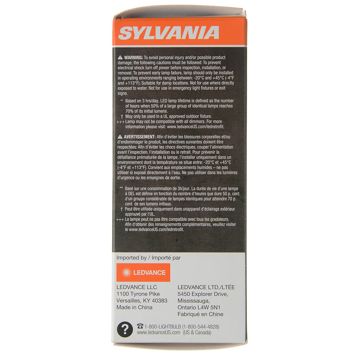 Sylvania LED4.5ST19/DIM/822/VIN/G2/RP LED ST19 4.5W Dimmable 80 CRI 380Lm 2175K 15000 Life (75351)