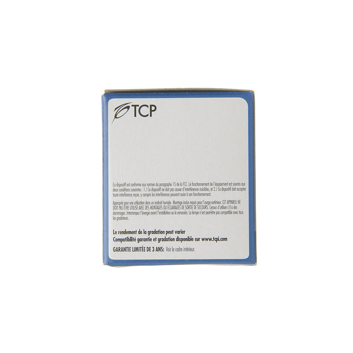 TCP 7W MR16 LED 2700K 12V 450Lm 80 CRI Bi-Pin GU5.3 Base Dimmable Shatter Resistant Narrow Flood Bulb (LED712VMR16V27KNFL)