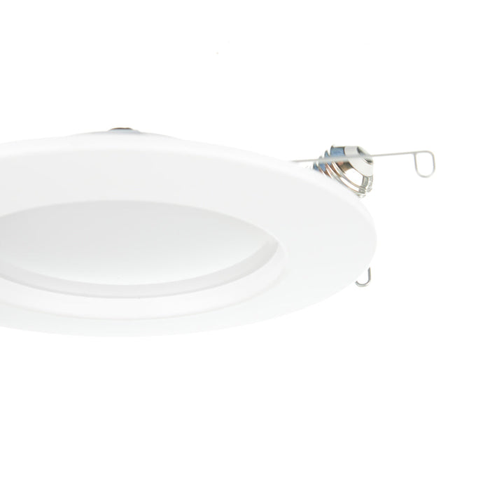 TCP 5/6 Inch Flat Face LED Retrofit Downlight 14W 4100K 1100Lm 80 CRI 120V 100 Degree Beam Angle White (LEDDR56FL41KCQ)