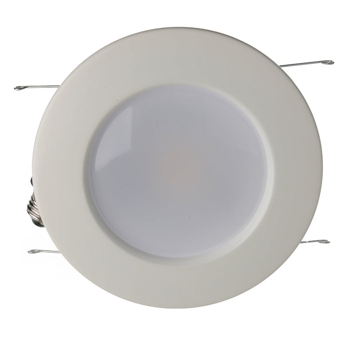 TCP 16W 5/6 Inch LED Recessed Flat Retrofit Downlight CCT Selectable 2700K/3000K/3500K/4000K/5000K 120V 80 CRI White (LEDDR56FLCCT5)
