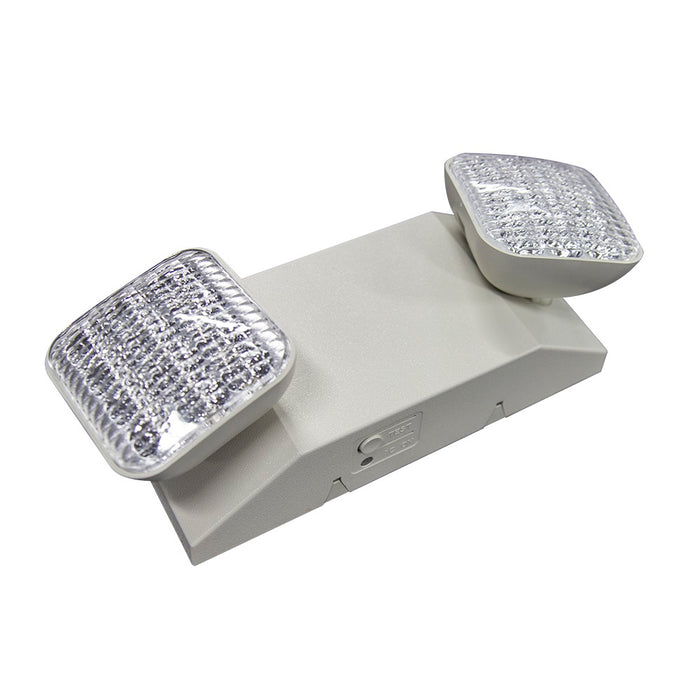 Best Lighting Products LED Remote Capable Thermoplastic Emergency Unit White Housing No Self-Diagnostics No High Lumen 208/220/240V 50/60Hz (LEDR5HO-SPV)