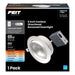 Feit Electric 6 Inch CCT Selectable 2700K/3000K/3500K/4000K/5000K Adjustable Angle Recessed LED Downlight (LEDR6XT/ADJ/6WYCA)