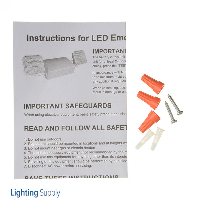 Best Lighting Products LED High Lumen Emergency Black Housing (LEDRX-5HLB)