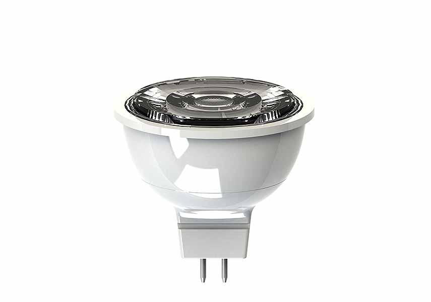GE LED6.5DMR16B82735 6.5W LED MR16 Lamp 12V 500Lm 2700K 80 CRI Dimmable 35 Degree Beam Black (93097010G)