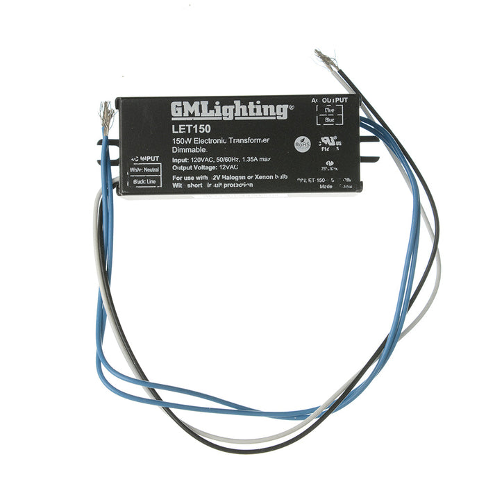 GM Lighting 12VAC Electronic Remote Transformer 50W 150W (LET-151 or LET-150)