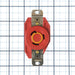 Leviton 20A 125V NEMA L5-20R 2P 3W Flush Mount Locking Receptacle Industrial Grade Grounding V-0-MAX Red (2310-R)