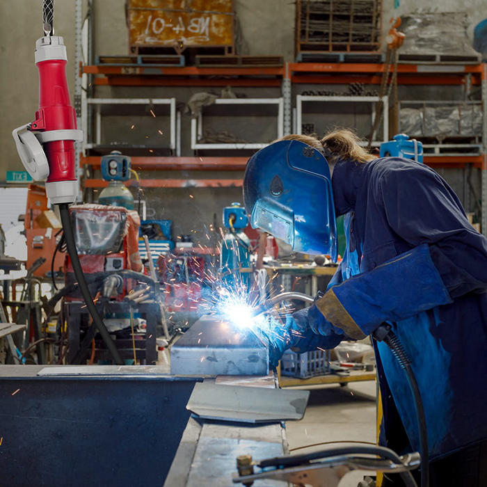 Leviton 20A Pin And Sleeve Connector NSF - Red (420C7WLEVA)