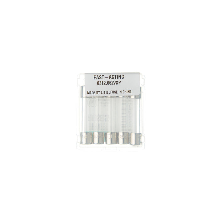 Littelfuse Fast-Acting 3AG Type Glass Fuse (0312.062VXP)