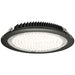 Lotus LED Lights 10 Inch Round Commercial 50W LED 5000K Black 60 Degree 6800Lm Type IC Air-Tight Wet Location IP65 80 CRI (LL10R-50K-BK)