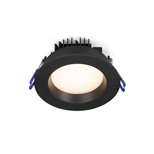 Lotus LED Lights 4 Inch Round Regressed Plenum 14.5W LED CCT Selectable 2700K/3000K/3500K/4000K/5000K Black 95 Degree Air-Tight 90 CRI (LL4RR-5CCT-BK)