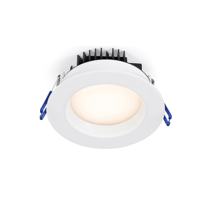 Lotus LED Lights 4 Inch Round Regressed Plenum 14.5W LED CCT Selectable 2700K/3000K/3500K/4000K/5000K White 95 Degree Air-Tight 90 CRI (LL4RR-5CCT-WH)
