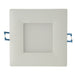 Lotus LED Lights 4 Inch Square Super Thin 13.5W LED 4000K White 110 Degree 950Lm Type IC Airtight Wet Locations Energy Star 80 CRI (LL4S-40K-WH)