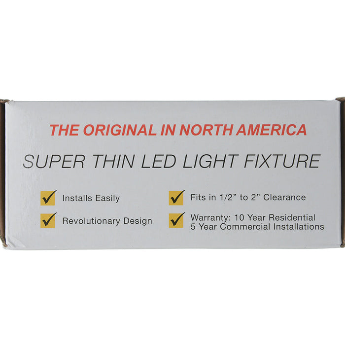 Lotus LED Lights 4 Inch Square Super Thin 13.5W LED 4000K White 110 Degree 950Lm Type IC Airtight Wet Locations Energy Star 80 CRI (LL4S-40K-WH)