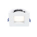 Lotus LED Lights 4 Inch Square Regressed Plenum 14.5W LED CCT Selectable 2700K/3000K/3500K/4000K/5000K White 95 Degree Air-Tight 90 CRI (LL4SR-5CCT-WH)