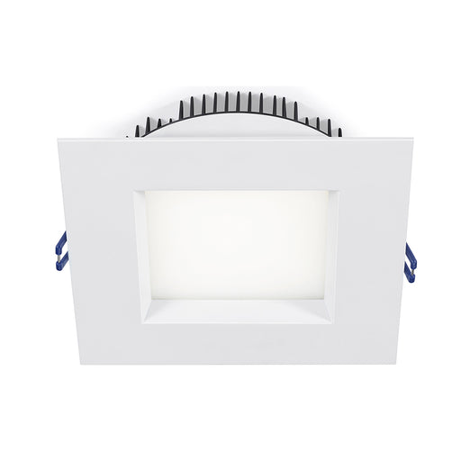 Lotus LED Lights 6 Inch Square Regressed Plenum 18W LED CCT Selectable 2700K/3000K/3500K/4000K/5000K White 95 Degree 1250Lm Air-Tight 90 CRI (LL6SR-5CCT-WH)