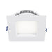 Lotus LED Lights 6 Inch Square Regressed Plenum 18W LED CCT Selectable 2700K/3000K/3500K/4000K/5000K White 95 Degree 1250Lm Air-Tight 90 CRI (LL6SR-5CCT-WH)