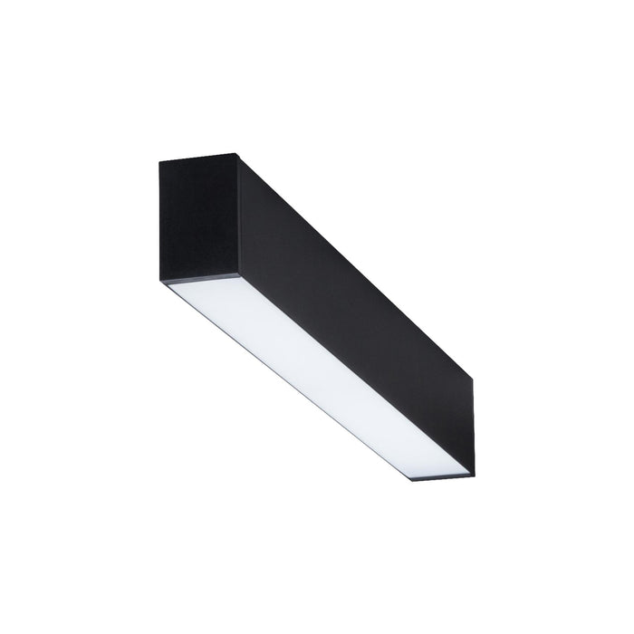 Maxlite 112744 L-Max Architectural Luminaire Linear Strip 2 Foot 120-277V Up/Down Selectable 10W/12W/16W/20W 2700K/3000K/3500K/4000K/5000K 90 CRI Black (LM-2UF10WCSB)