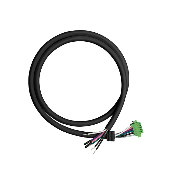 Maxlite 113000 L-Max Linear Architectural Luminaire 6-Wire Black Power Cord SJT 15 Foot Female Wiring Connector 300V Insulated Sheath For Dimming Wires (LM2-6CORDB)