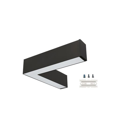 Maxlite 112766 L-Max Linear Architectural Luminaire L Connector 2 Foot Selectable 10W/12W/16W/20W 2700K/3000K/3500K/4000K/5000K 90 CRI Black (LM2-LCONB)