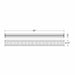Westgate Manufacturing 4 Foot LED Outdoor Sign Light 120W 15300Lm 3000K 120-277V 70 CRI 90 Degree Beam Angle Black (LOHB-4FT-120W-30K)