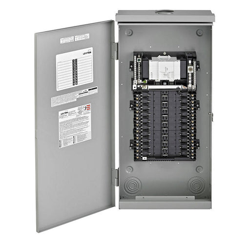 Leviton 20 Space Outdoor Load Center With 100A Main Circuit Breaker (LR210-BDD)