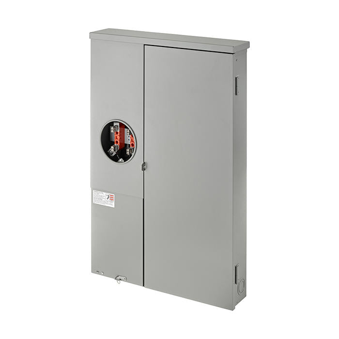 Leviton 30 Space Outdoor All-In-One Meter Load Center Combination With 125A Main Circuit Breaker (LP312-MC)