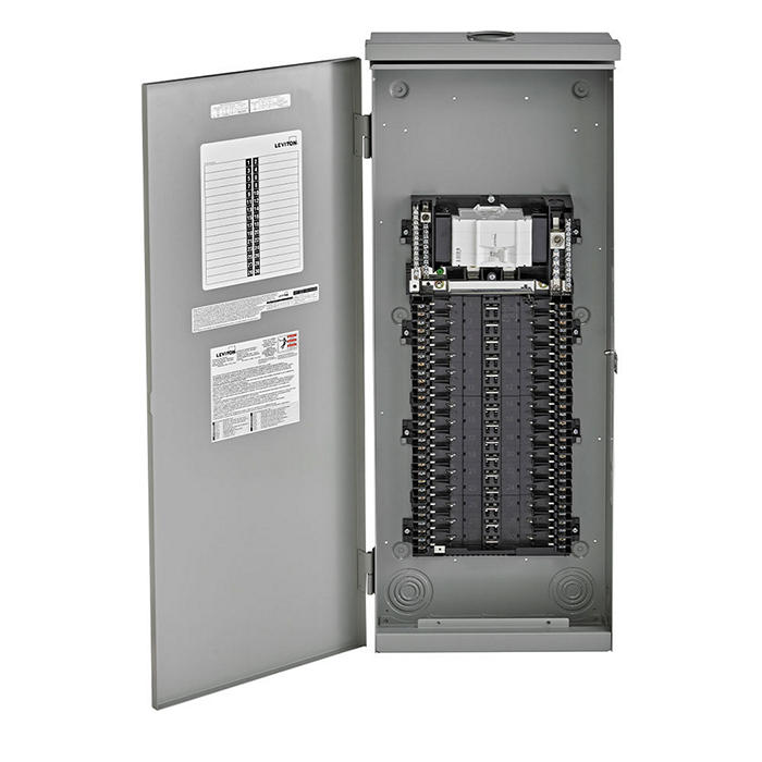 Leviton 30 Space Outdoor Load Center With 125A Main Circuit Breaker (LR312-BDD)