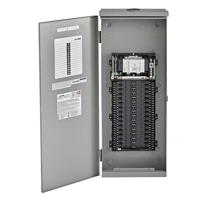 Leviton 30 Space Outdoor Load Center With 150A Main Circuit Breaker (LR315-BDD)