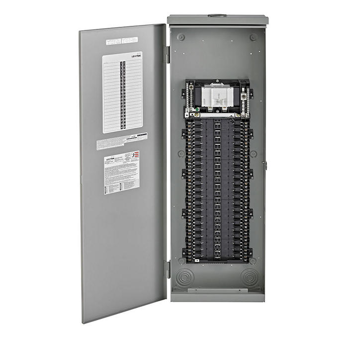 Leviton 42 Space Outdoor Load Center With 150A Main Circuit Breaker (LR415-BDD)