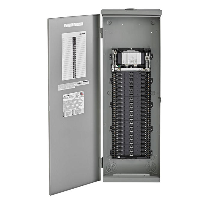 Leviton 42 Space Outdoor Load Center With 225A Main Circuit Breaker (LR422-BDD)