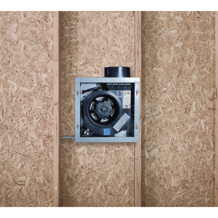 Broan-NuTone Lo-Profile 50/80/100 Selectable CFM Ventilation Fan With Humidity Sensing 0.4/0.9/1.2 Sones (LP510RS)