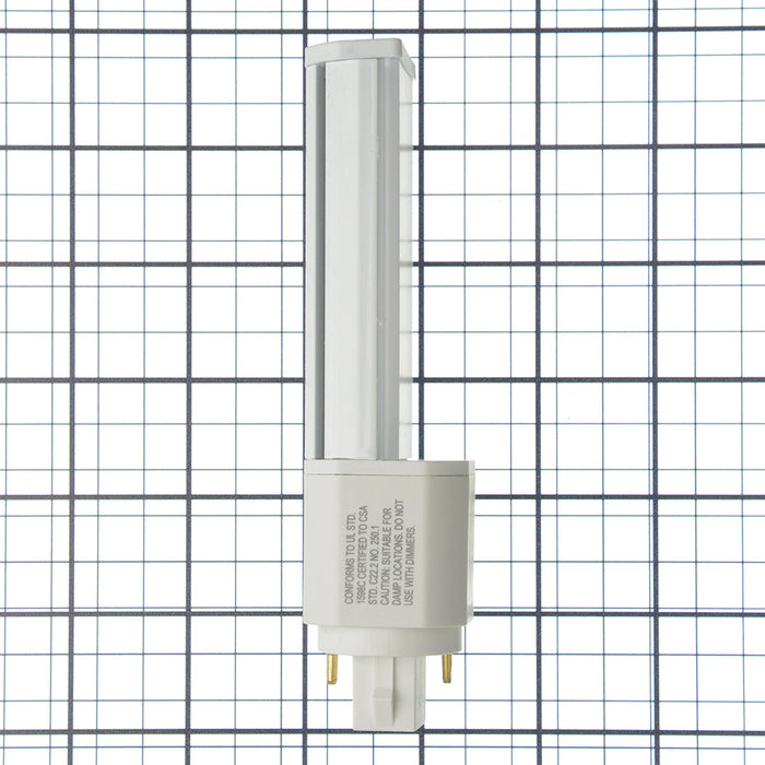 TCP LED PL Lamps Type B 9W 1150Lm 4100KGX24Q-4 Base Suitable For Damp Locations White (LPLH26B5041K)