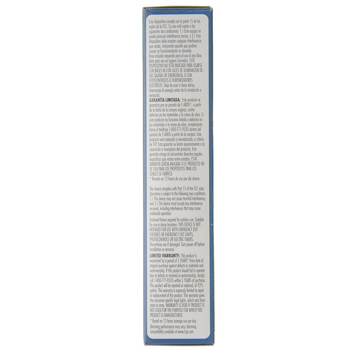 TCP LED 19W PL Rotating Horizontal Type A 2700K (LPLH42A5027K)