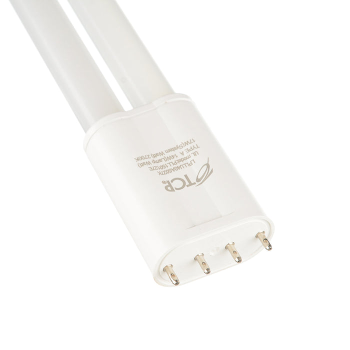TCP LED 17WPLL Type A Non-Dimmable 40W Compact Fluorescent Ballast Equivalent 2700K (LPLLU40A5027K)