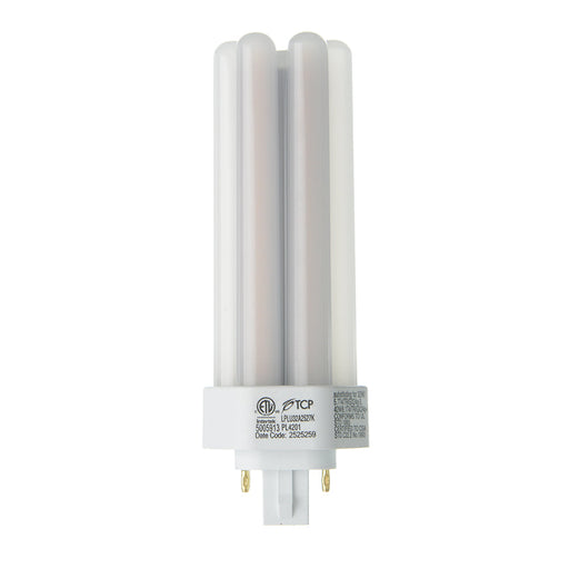 TCP LED PL Lamp 16W 1500Lm 2700K G24Q/GX24Q Base Non-Dimmable White 80 CRI Suitable For Damp Locations (LPLU32A2527K)