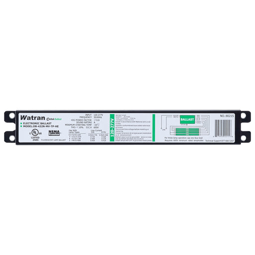 SATCO/NUVO Electronic Instant Start Ballast 120-277Volt (LPT80215)