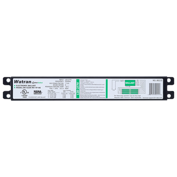 SATCO/NUVO Electronic Instant Start Ballast 120-277Volt (LPT80215)