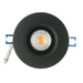 Lotus LED Lights 3 Inch Round Regressed Gimbal 7.5W LED 3000K Black 38 Degree 600Lm Type IC Airtight Wet Locations Energy Star 90 CRI (LRG3-30K-BK)