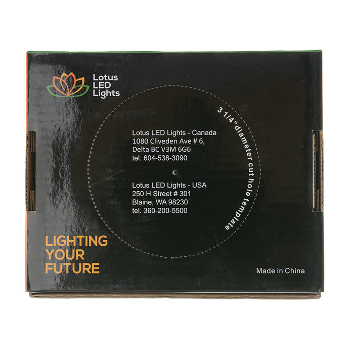 Lotus LED Lights 3 Inch Round Regressed Gimbal 7.5W LED 3000K Black 38 Degree 600Lm Type IC Airtight Wet Locations Energy Star 90 CRI (LRG3-30K-BK)